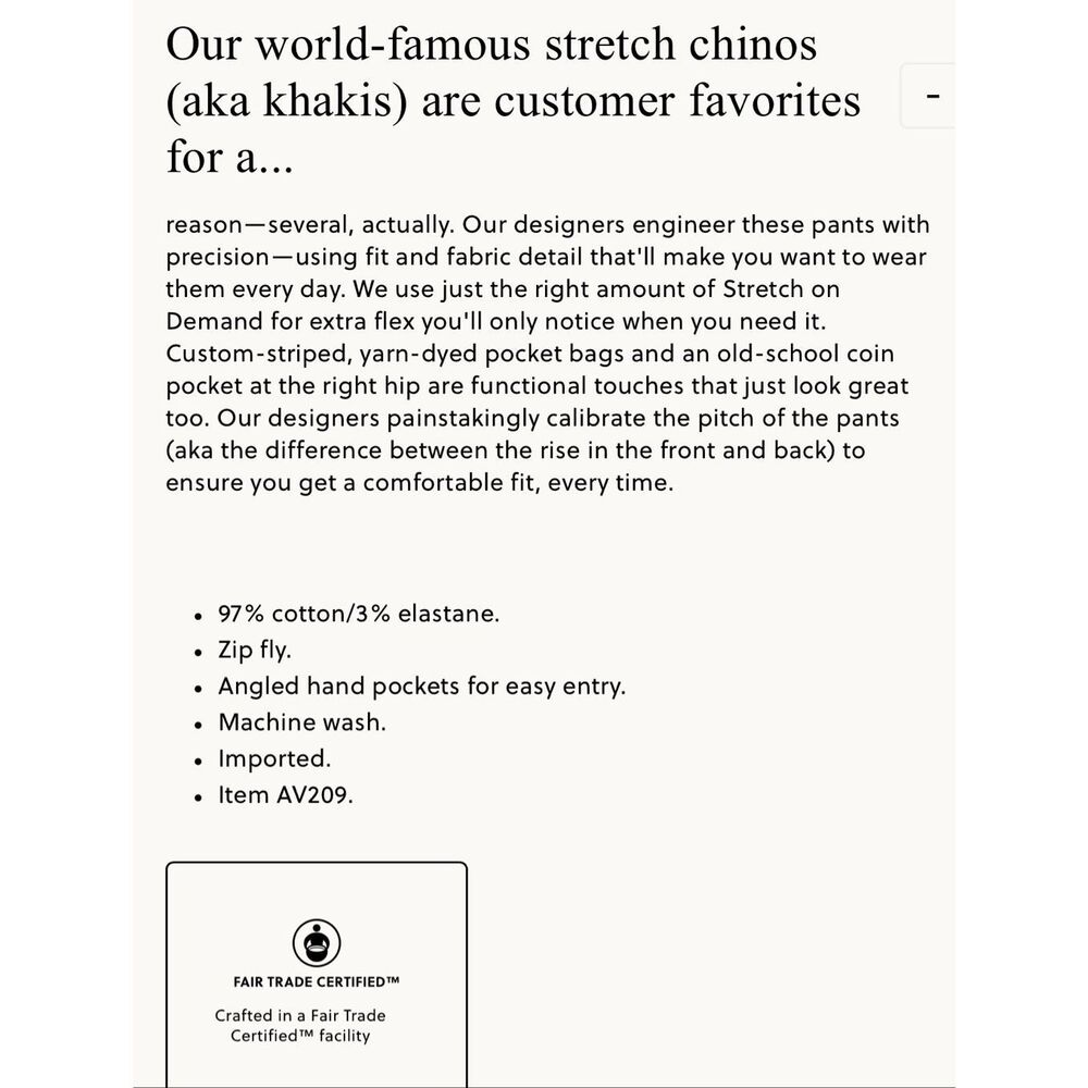 J. Crew 1040 Athletic Tapered-fit stretch chino pant Onyx Grey 34/32 - Picture 5 of 7